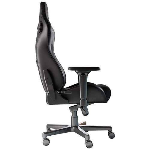 Proove - Gaming Chair Warrior (GCWR0001011) - 4D Armrests, 135° Backrest, Frog Mechanism, Semi PU, Active Cooling - Blac