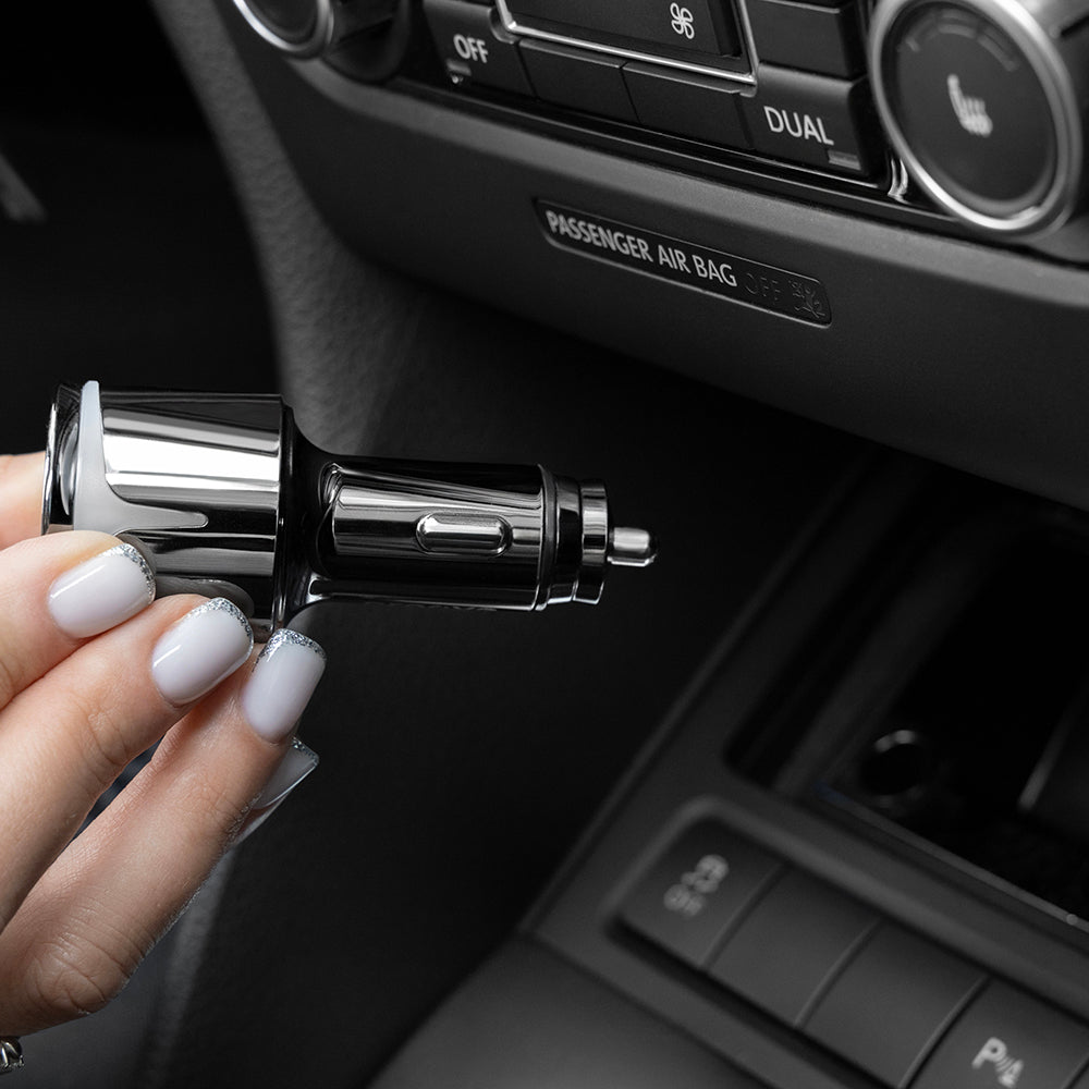 Proove - Car Charger with FM Modulator (FMNX30110001) - USB, Type-C, U-Disk, TF, Bluetooth 5.3, Fast Charge, 30W, LED - 