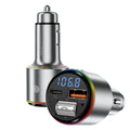 Proove - Car Charger with FM Modulator (FMPD30110006) - USB, Type-C, AUX, Bluetooth 5.3, Fast Charge, 30W, 12-24V - Silv