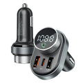 Proove - Car Charger with FM Modulator (FMSL30110001) - USB, Type-C, U-Disk, TF, Bluetooth 5.4, Fast Charge, 30W - Black