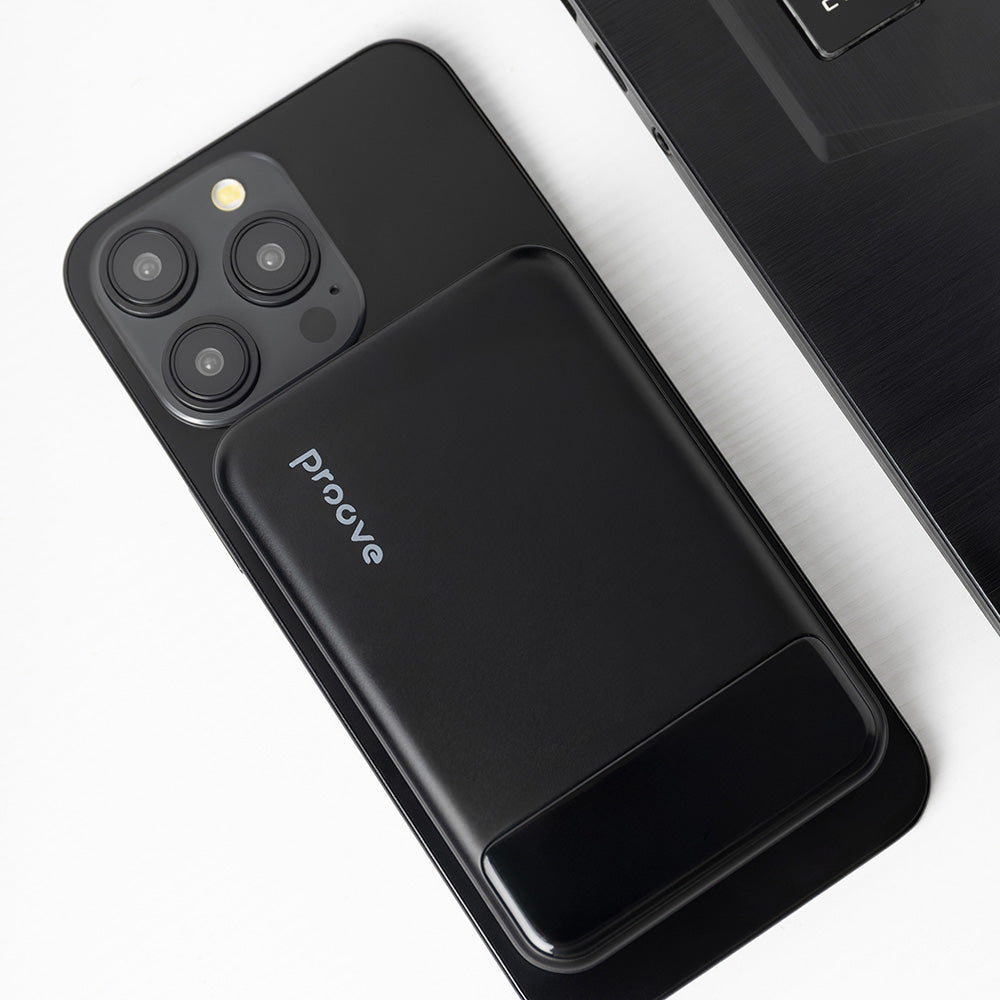Proove - Power Bank Hoodman (PBH120010001) - Type-C, Lightning, Magnetic, with LED Display, Qi, 20W, 10000mAh - Black