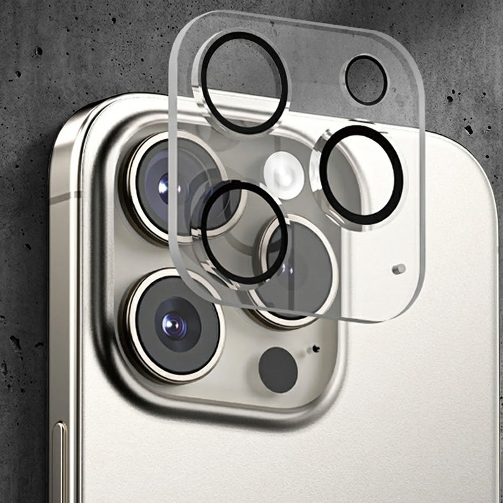 ANANK - Camera Guard - iPhone 16 / iPhone 16 Plus - Clear/Black