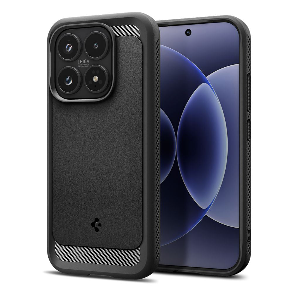Spigen Husa de protectie Spigen Rugged Armor (ACS10458) compatibil cu Xiaomi 17, Negru Mat