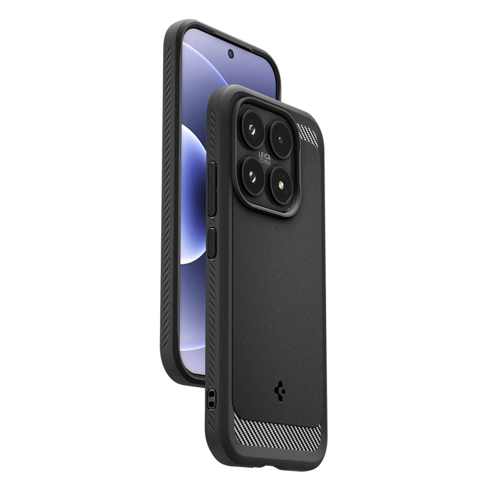 Spigen Husa de protectie Spigen Rugged Armor (ACS10458) compatibil cu Xiaomi 17, Negru Mat – imagine 6
