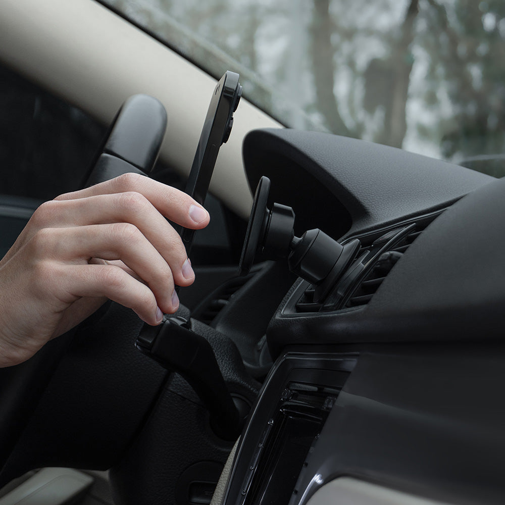 Proove - Car Holder Block (CHMA00000001) - Magnetic, for Air Vent, with Silicone Coating, Universal - Black