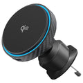 Proove - Car Holder with Wireless Charging Graphite Circle (WHGC15010001) - for Air Vent, Qi2, 15W, LED Indicator - Blac