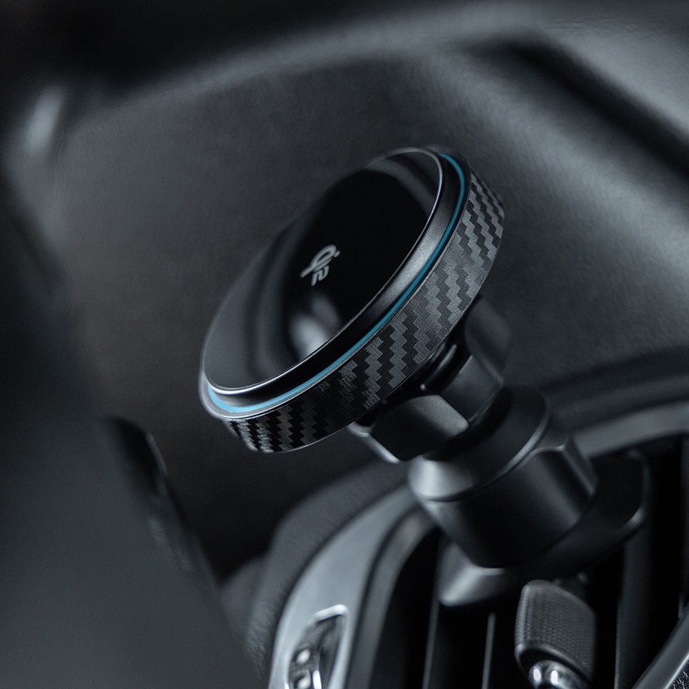 Proove - Car Holder with Wireless Charging Graphite Circle (WHGC15010001) - for Air Vent, Qi2, 15W, LED Indicator - Blac