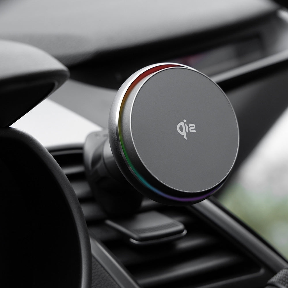 Proove - Car Holder with Wireless Charging Icecore (WHIC15002003) - Air Vent, Strong Magnet, Active Cooling, Qi2 15W - G
