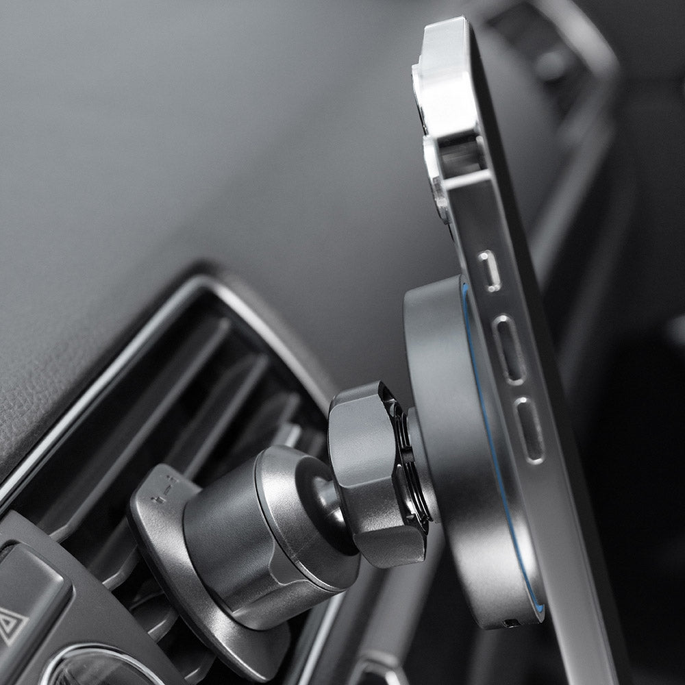 Proove - Car Holder with Wireless Charging Light Circle (WHLC15010001) - MagSafe, for Air Vent, 360°, 15W, Blue LED - Bl