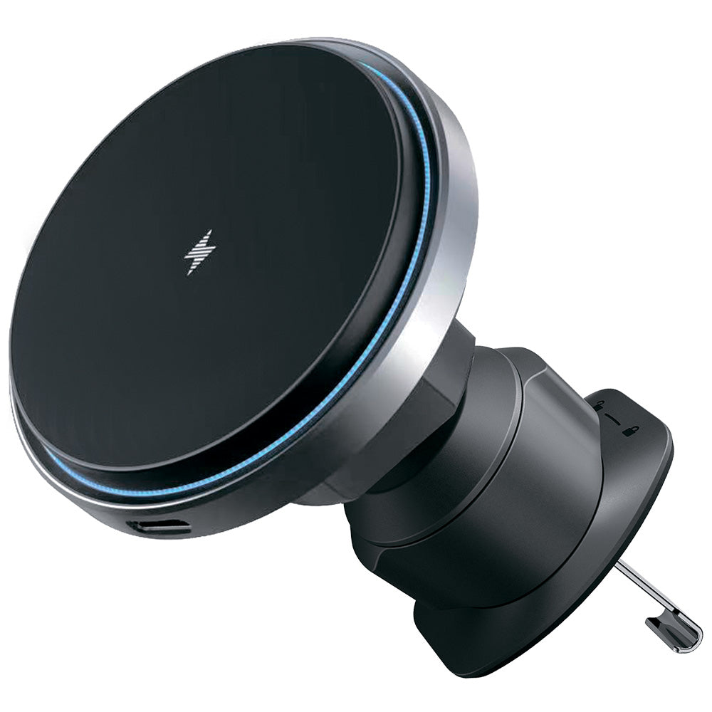 Proove - Car Holder with Wireless Charging Magic Circle Pro (WHMP15010001) - MagSafe, for Air Vent, 360, Qi2 15W, LED - 