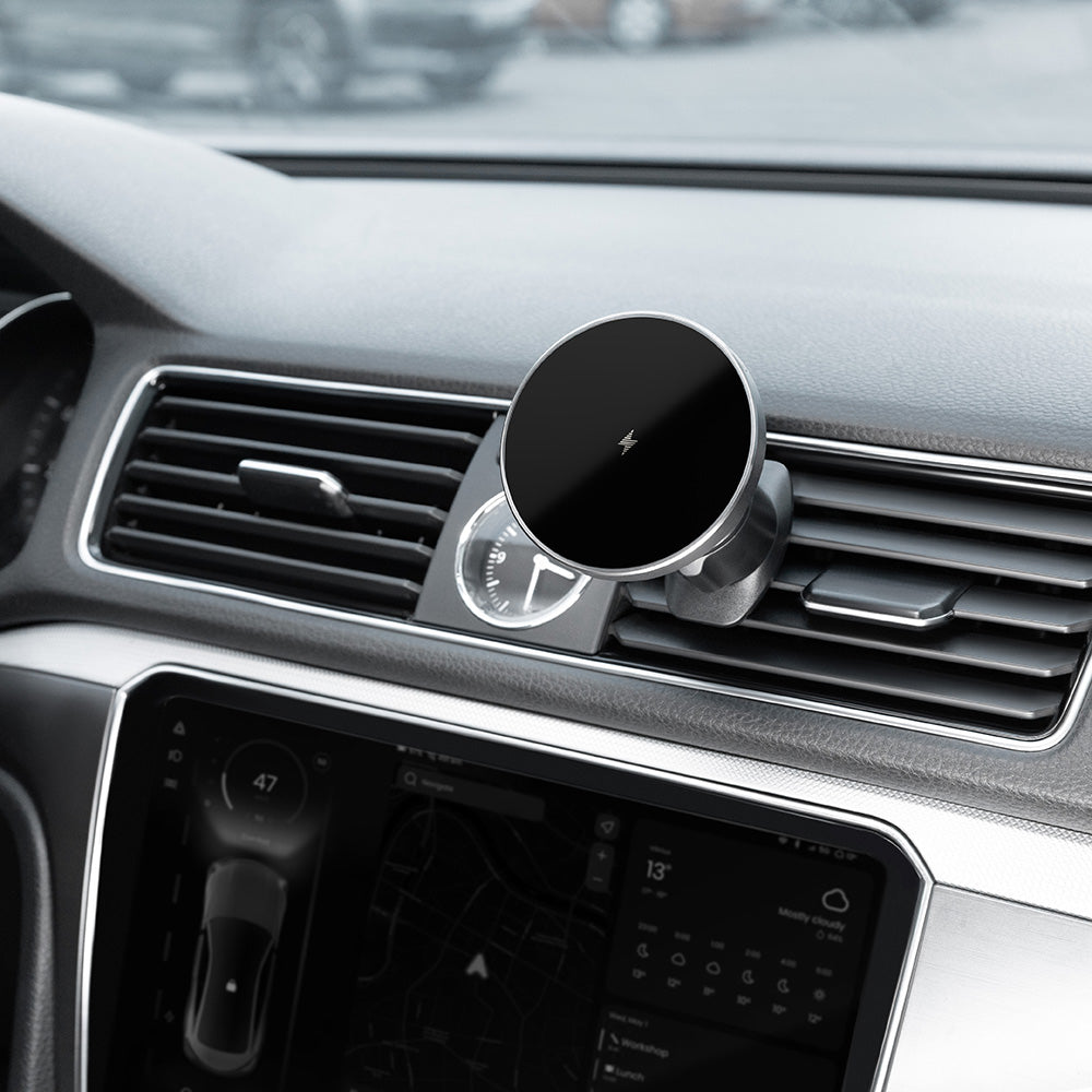 Proove - Car Holder with Wireless Charging Magic Circle Pro (WHMP15010001) - MagSafe, for Air Vent, 360, Qi2 15W, LED - 