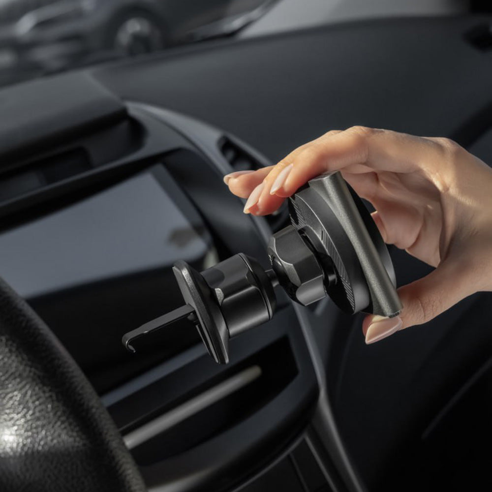 Proove - Car Holder with Wireless Charging Neostorm (WHNS15002003) - for Air Vent, Magnetic, Qi2, 15W, RGB, Aluminum - G
