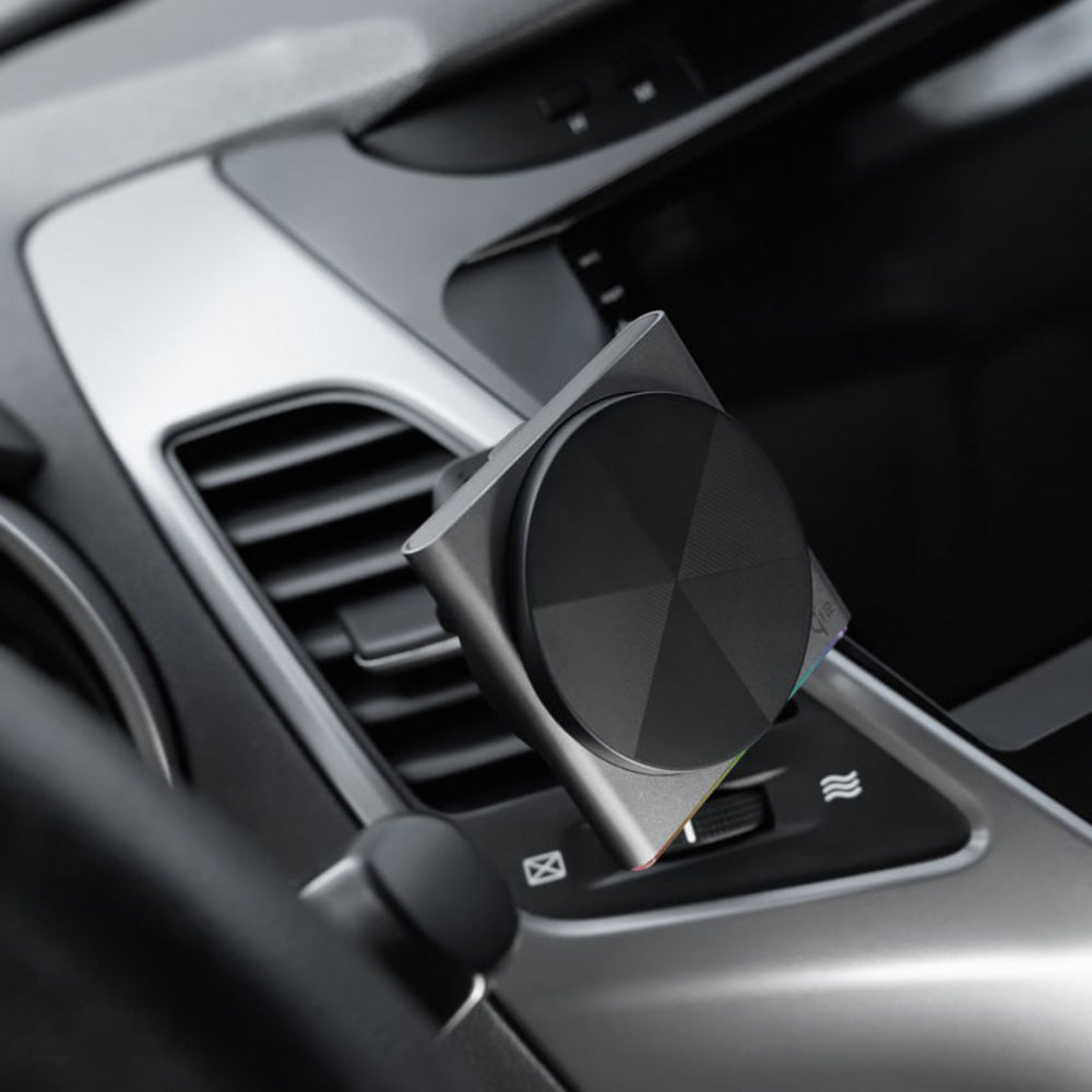 Proove - Car Holder with Wireless Charging Neostorm (WHNS15002003) - for Air Vent, Magnetic, Qi2, 15W, RGB, Aluminum - G