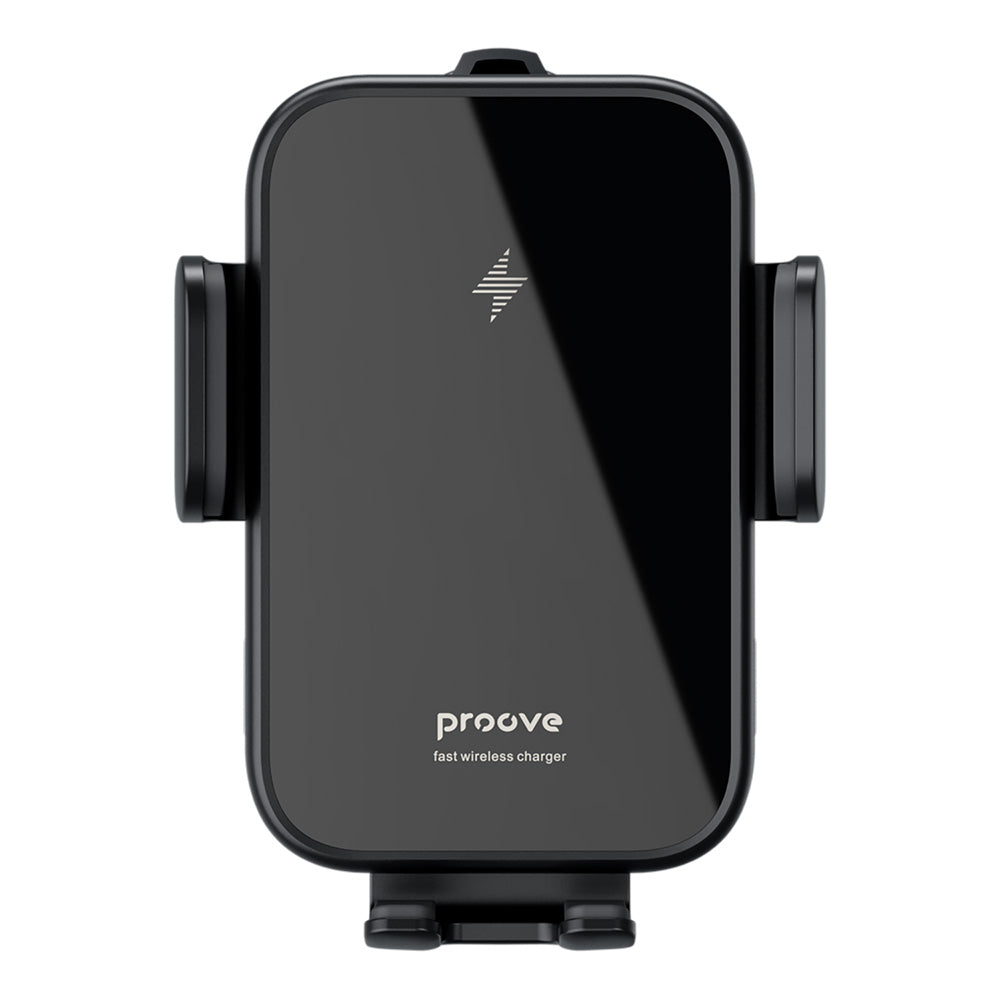 Proove - Car Holder with Wireless Charging Triple Clamp (WHTC15010001) - for Air Vent, Automatic Arms, 15W, 4.0"-6.9" - 