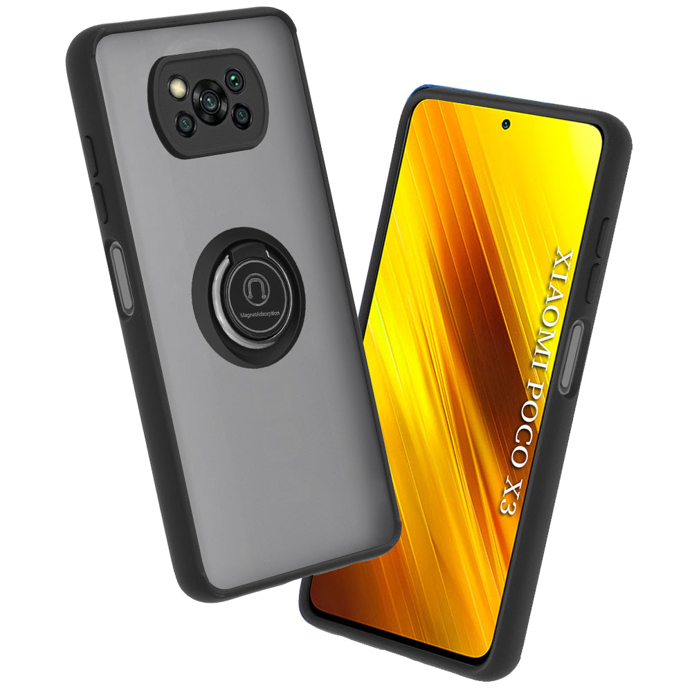 Techsuit - Glinth - Xiaomi Poco X3 / Poco X3 NFC / Poco X3 Pro - Black