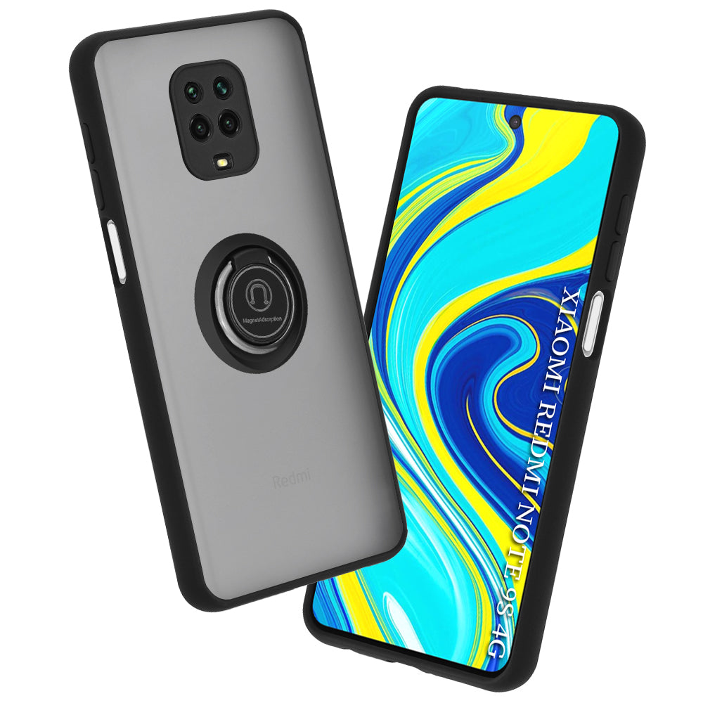 Techsuit - Glinth - Xiaomi Redmi Note 9S / Note 9 Pro / Note 9 Pro Max - Black
