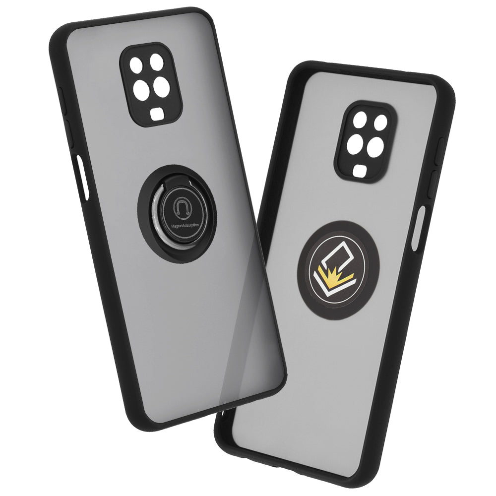 Techsuit - Glinth - Xiaomi Redmi Note 9S / Note 9 Pro / Note 9 Pro Max - Black