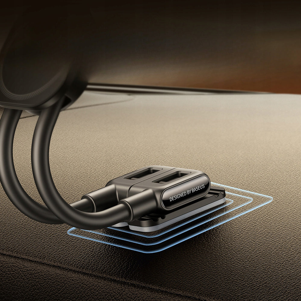 Baseus - Car Holder PrimeTrip C03s (C0013701) - MagSafe, for Dashboard, Flexible, 20N Magnetic Hold - Cosmic Black