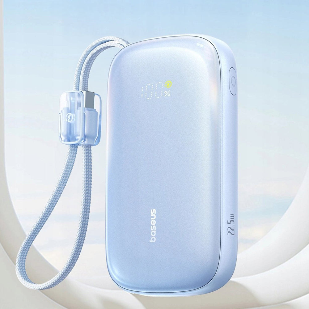 Baseus - Power Bank EnerFill FC21 Qpow 3 Ultra (E0027M03) - with Detachable Cable, 20000mAh, 22.5W, USB, USB-C - Galaxy 