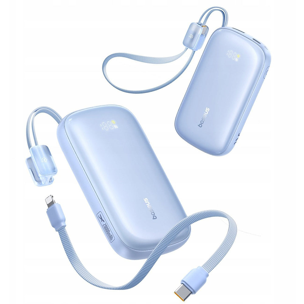 Baseus - Power Bank EnerFill FC21 Qpow 3 Ultra (E0027M03) - with Detachable Cable, 20000mAh, 22.5W, USB, USB-C - Galaxy 