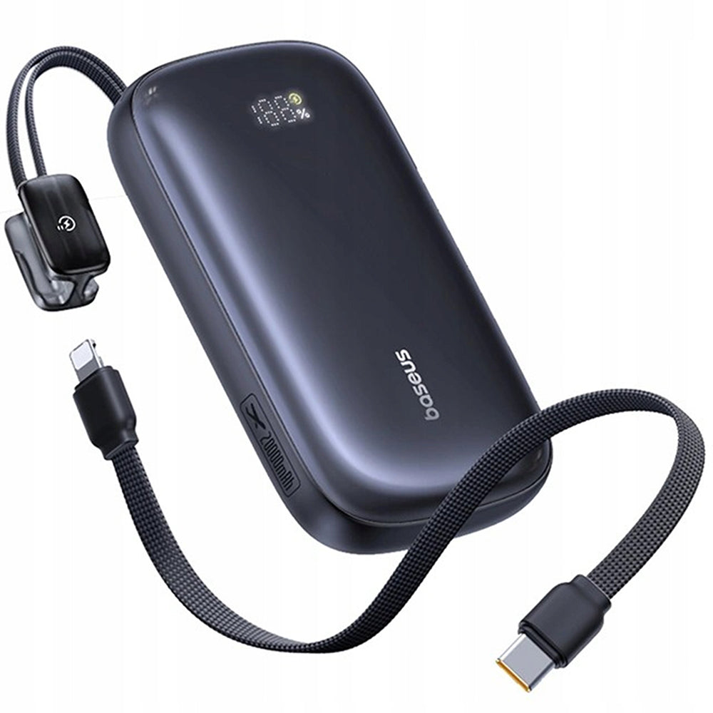 Baseus - Power Bank EnerFill FC21 Qpow 3 Ultra (E0027M00) - with Detachable Cable, 20000mAh, 22.5W, USB, USB-C - Cosmic 