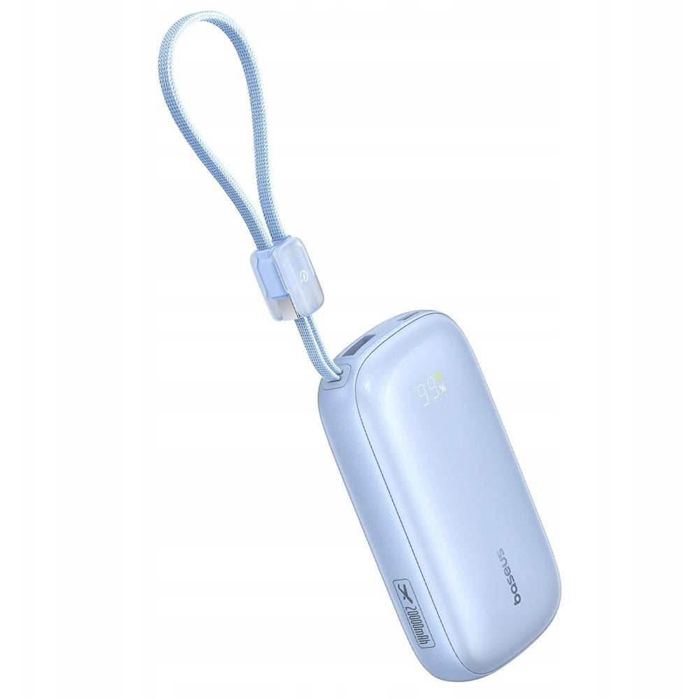 Baseus - Power Bank EnerFill FC21 Qpow 3 Ultra (E0027L03) - with Detachable Cable, 10000mAh, 22.5W, USB, USB-C - Galaxy 