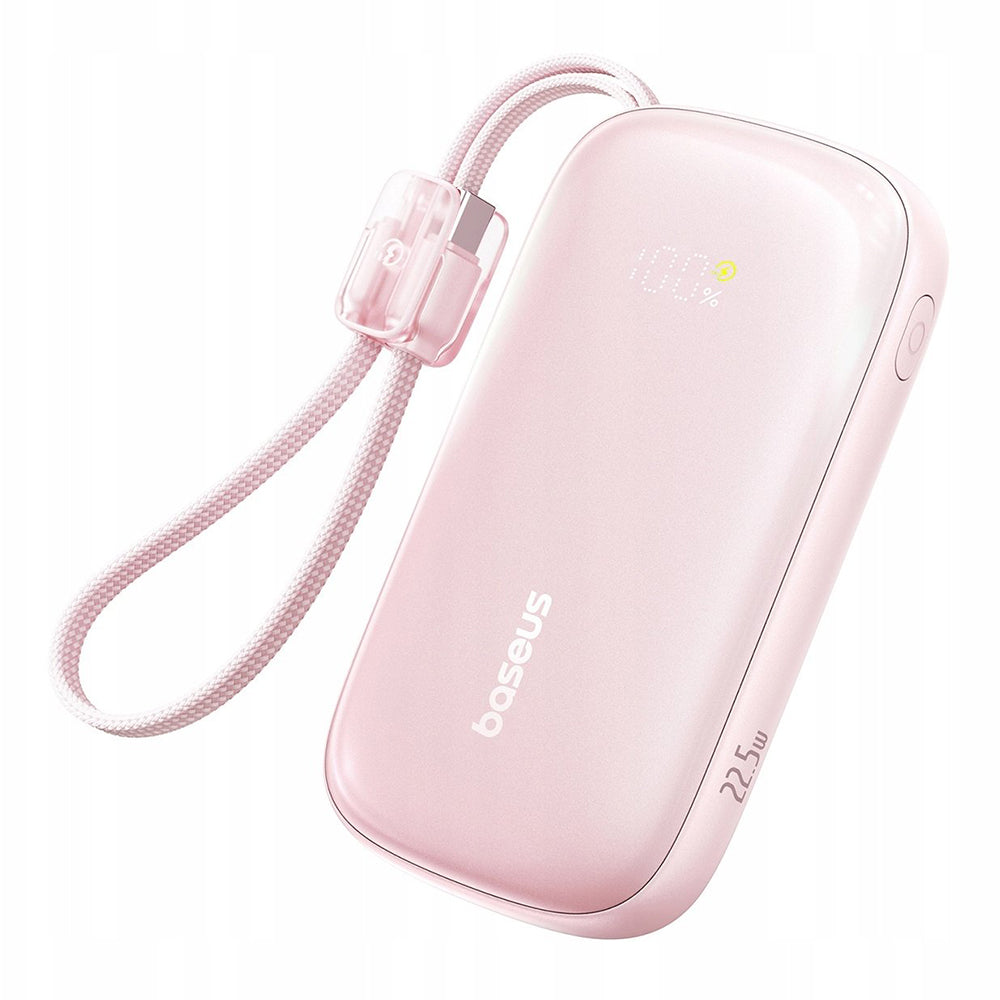 Baseus - Power Bank EnerFill FC21 Qpow 3 Ultra (E0027L02) - with Detachable Cable, 10000mAh, 22.5W, USB, USB-C - Nebula 
