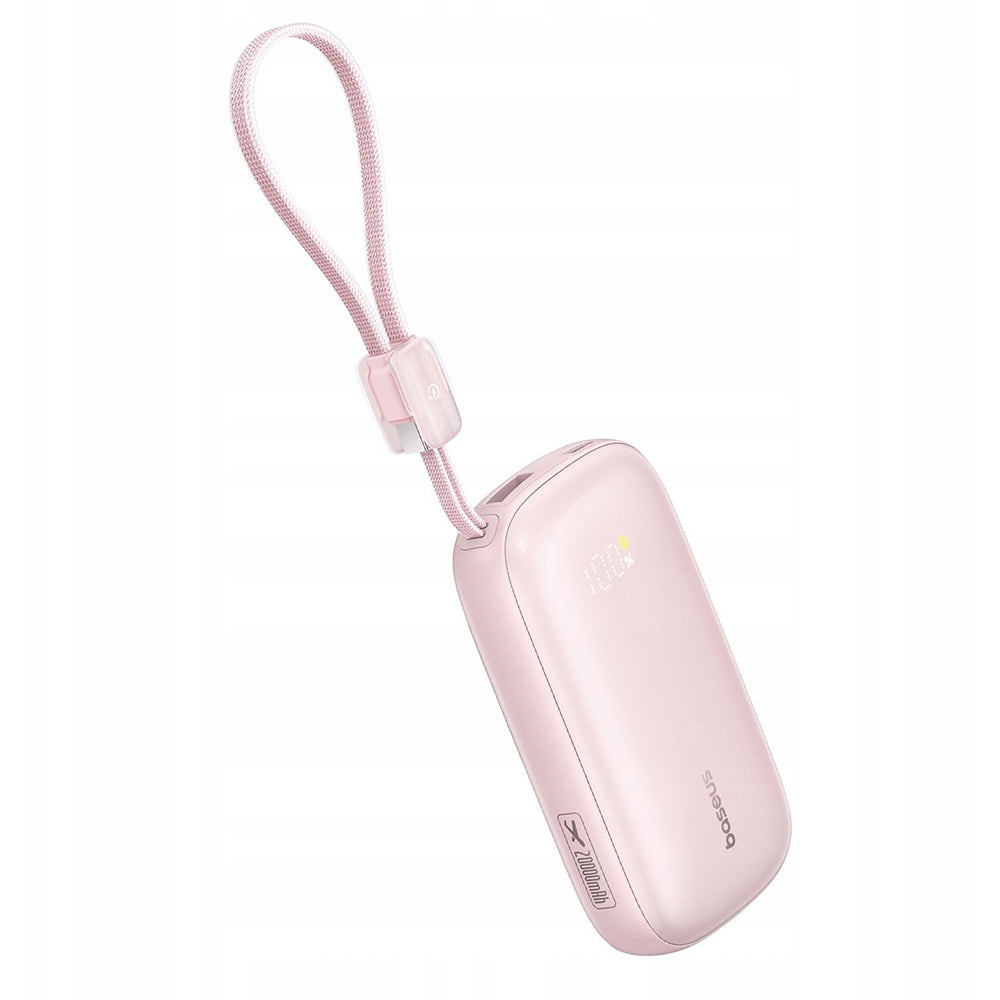 Baseus - Power Bank EnerFill FC21 Qpow 3 Ultra (E0027L02) - with Detachable Cable, 10000mAh, 22.5W, USB, USB-C - Nebula 