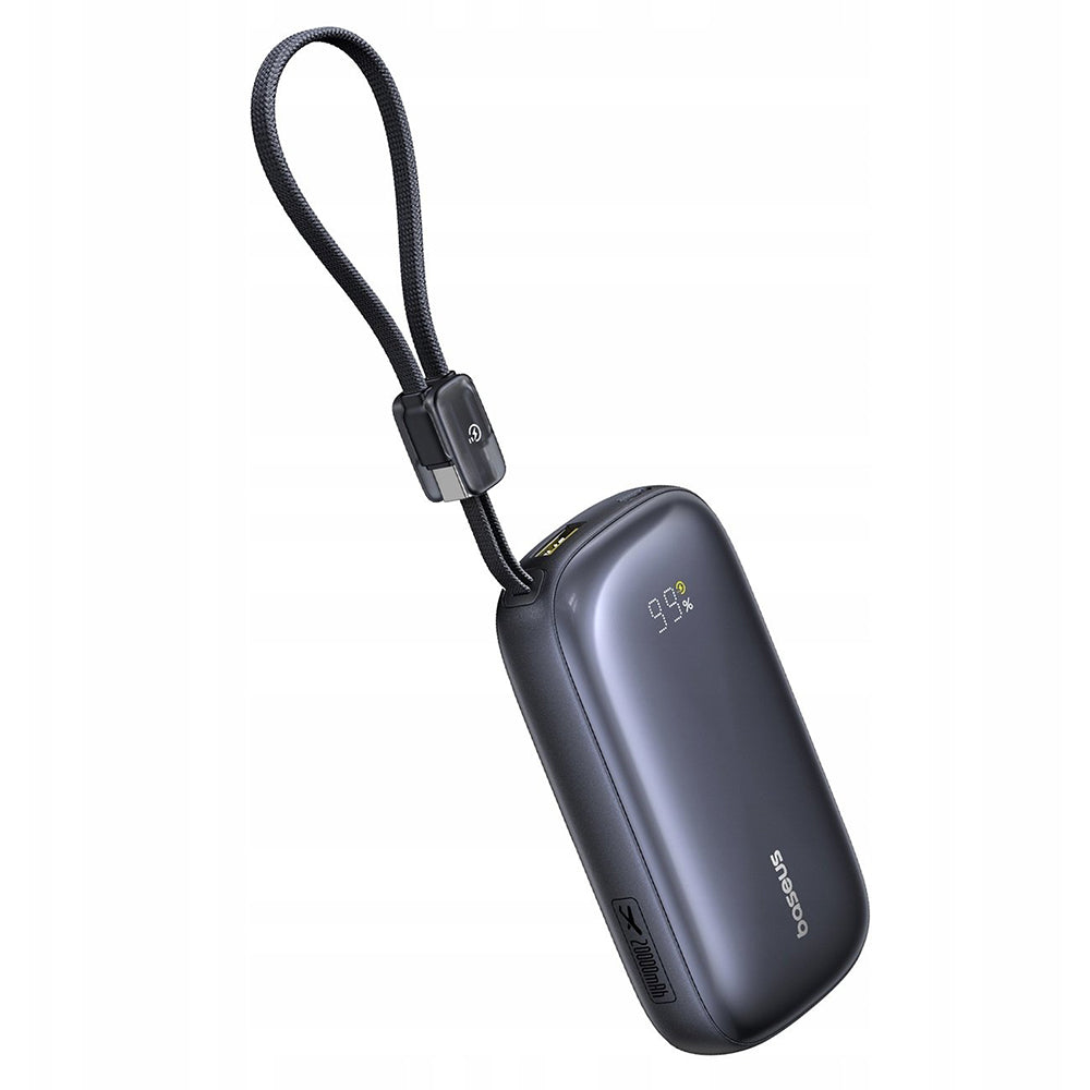 Baseus - Power Bank EnerFill FC21 Qpow 3 Ultra (E0027L00) - with Detachable Cable, 10000mAh, 22.5W, USB, USB-C - Cosmic 