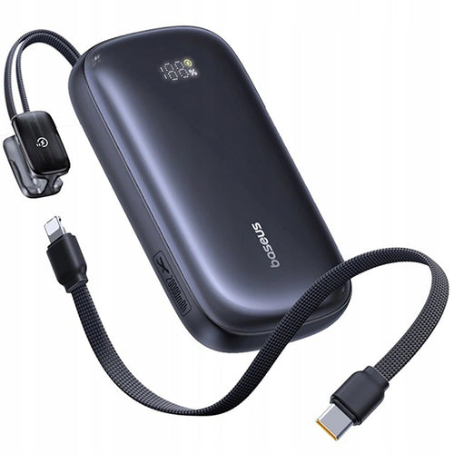 Baseus - Power Bank EnerFill FC21 Qpow 3 Ultra (E0027L00) - with Detachable Cable, 10000mAh, 22.5W, USB, USB-C - Cosmic 