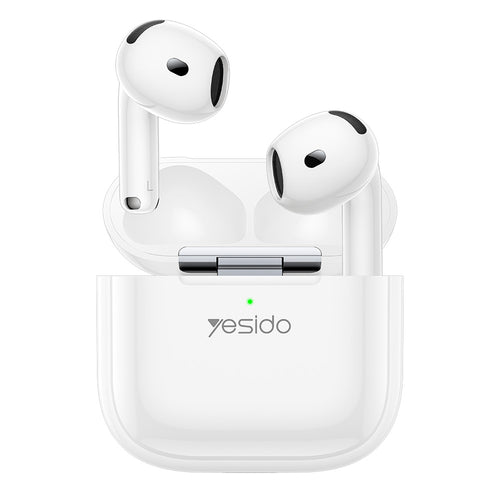 Yesido - Wireless Earbuds (TWS31S) - TWS, Microphone, Bluetooth 5.4, Half-In-ear Design, 300mAh, Small Package - White