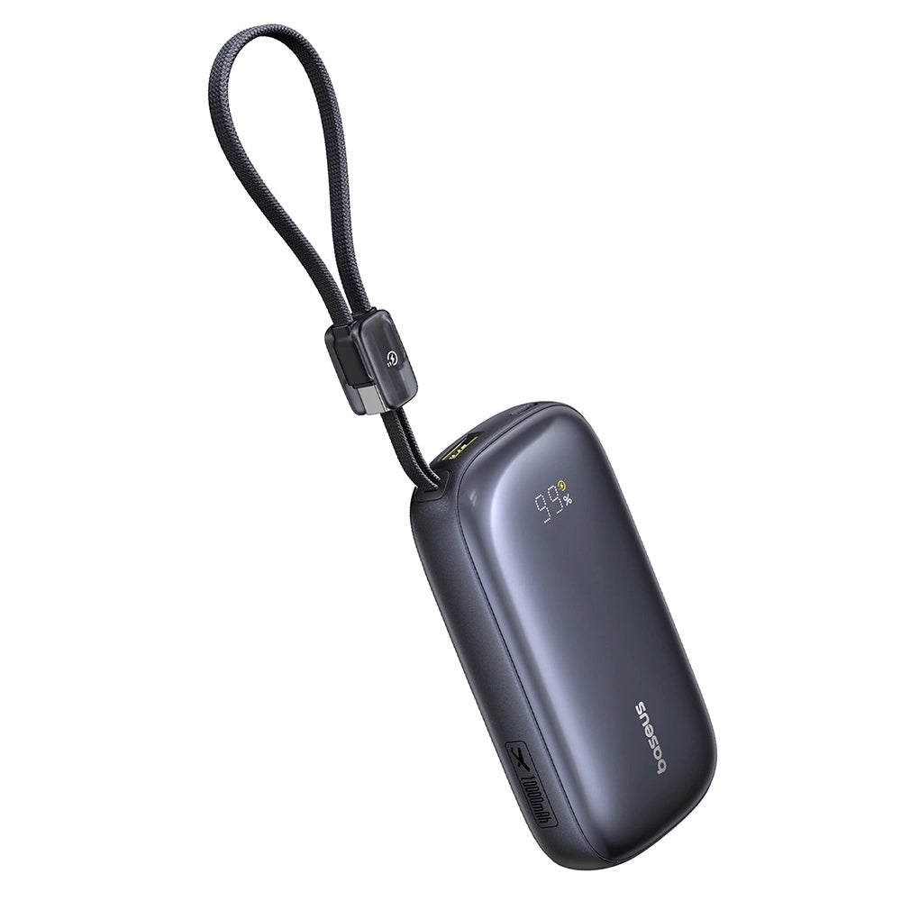 Baseus - Power Bank EnerFill FC21 Qpow 3 Ultra (E0027Q00) - with Detachable Cable, 10000mAh, 45W, USB, USB-C - Cosmic Bl