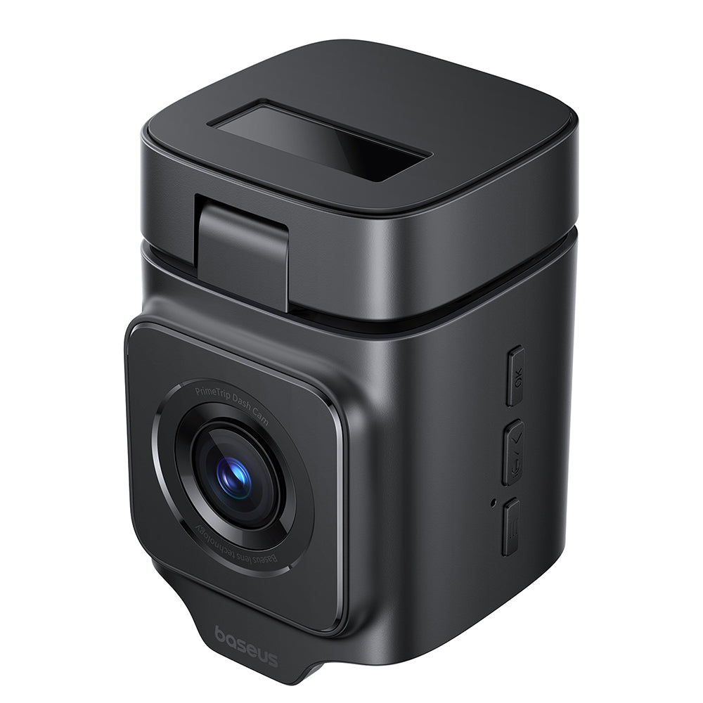Baseus - Dash Camera PrimeTrip (C10669000123-00) - Driving Recorder, Built-In GPS, Night Vision, 3K - Cosmic Black