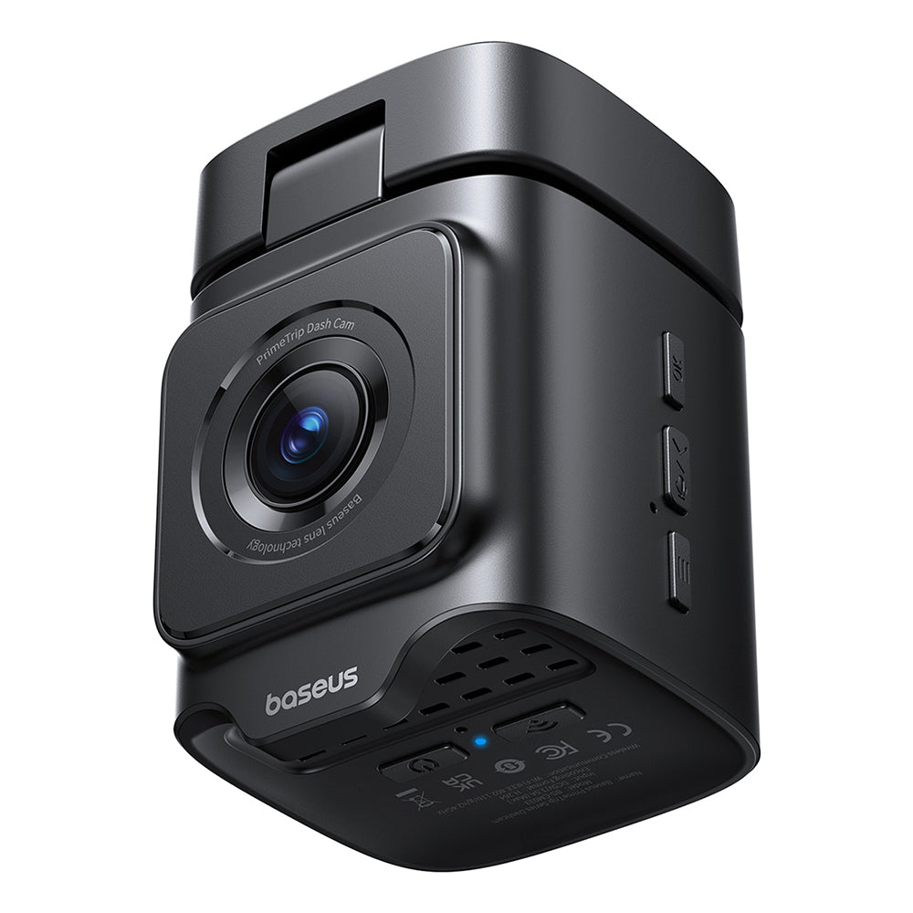 Baseus - Dash Camera PrimeTrip (C10669000123-00) - Driving Recorder, Built-In GPS, Night Vision, 3K - Cosmic Black