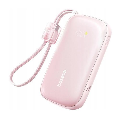 Baseus - Power Bank EnerFill FC21 Qpow 3 Ultra (E0027Q02) - Detachable Cable, 10000mAh, 45W, Digital Display - Nebula Pi