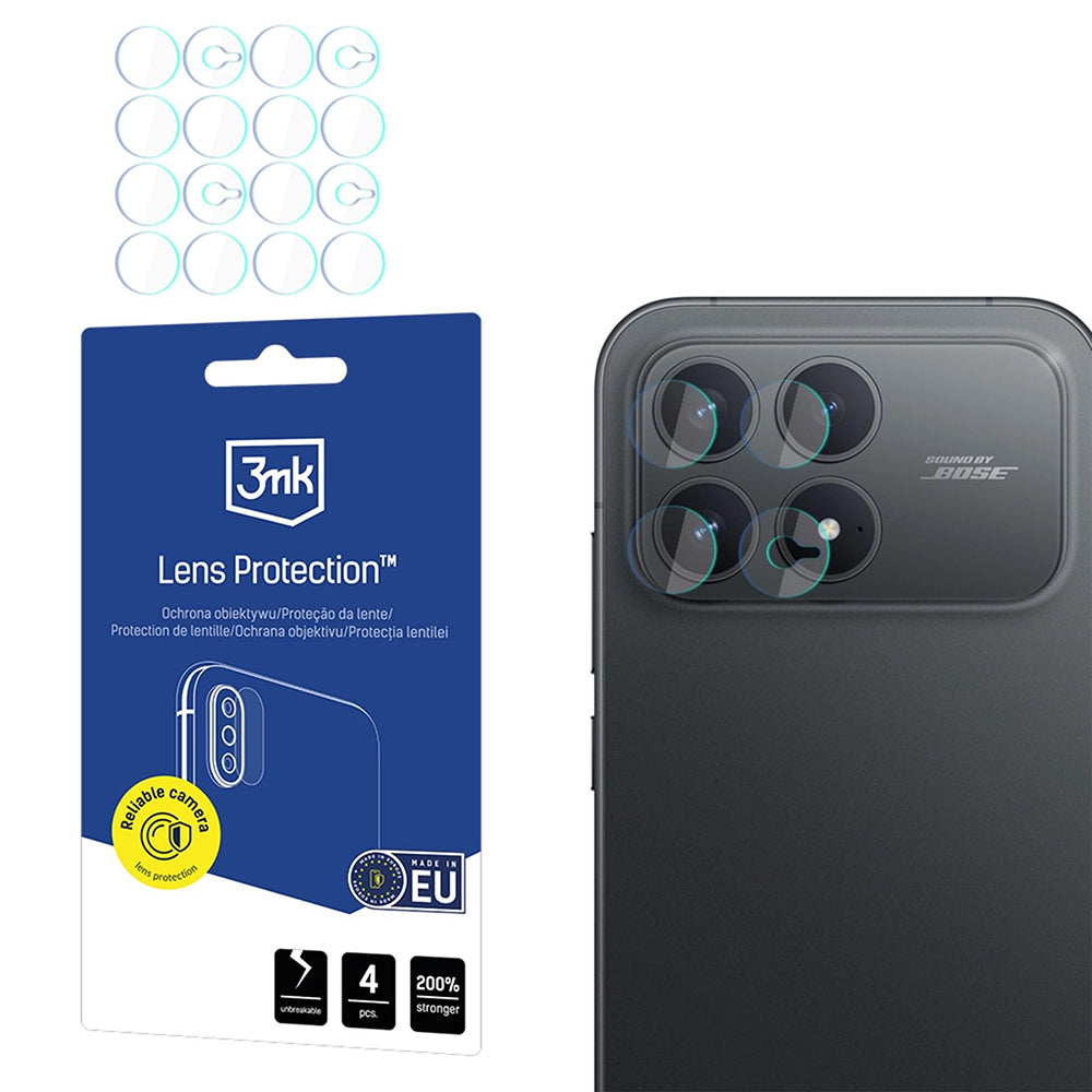 3mk - Lens Protection (4 pack) - Xiaomi Poco F8 Pro - Clear