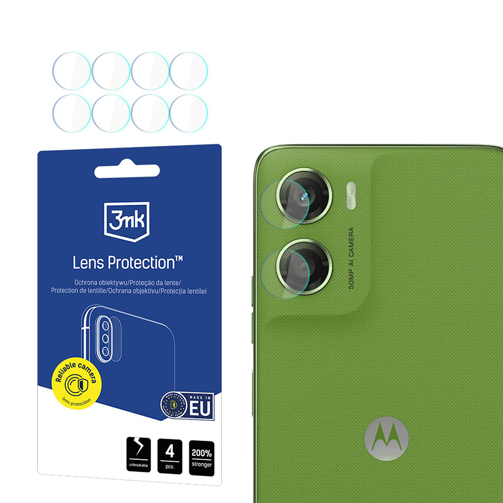 Folie de protectie 3mk Lens Protection compatibil cu Motorola Moto G06 / Moto G06 Power, Transparent