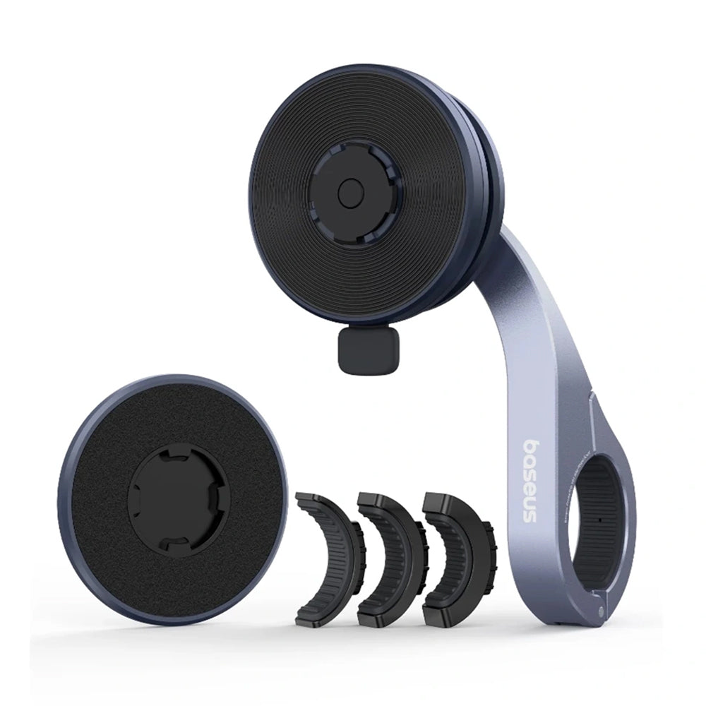 Baseus - Bike Phone Holder PrimeTrip VB1 (C0013D00) - Magnetic, Aluminium Alloy - Black