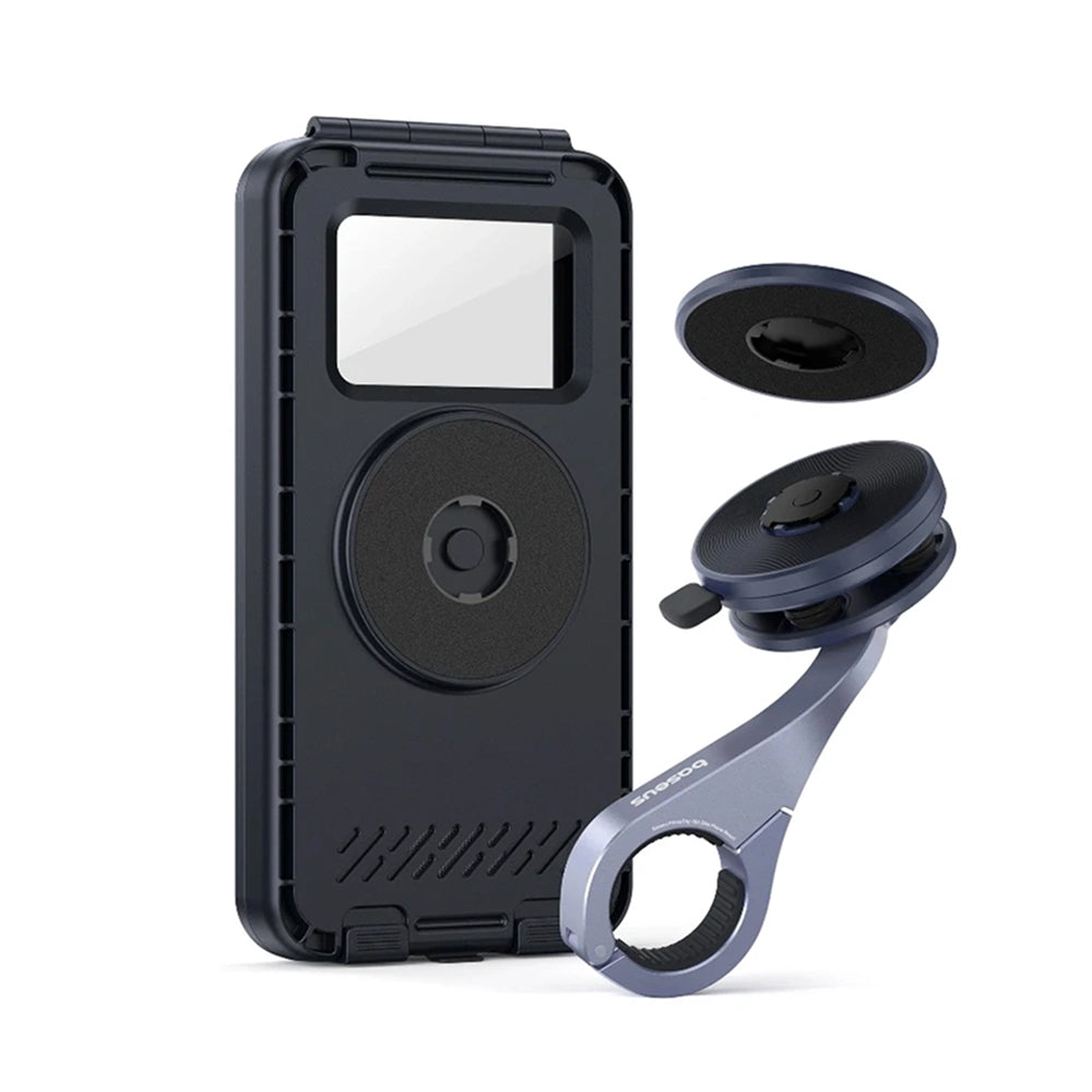 Baseus - Bike Phone Holder PrimeTrip VB1 (C0013D00) - Magnetic, Aluminium Alloy - Black