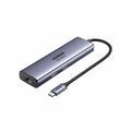 Ugreen - Docking Station 6in1 CM512 (75643) - USB-C to Type-C PD3.0 100W, 2x USB, RJ45, Display Port 4K@60Hz, 5Gbps - Gr
