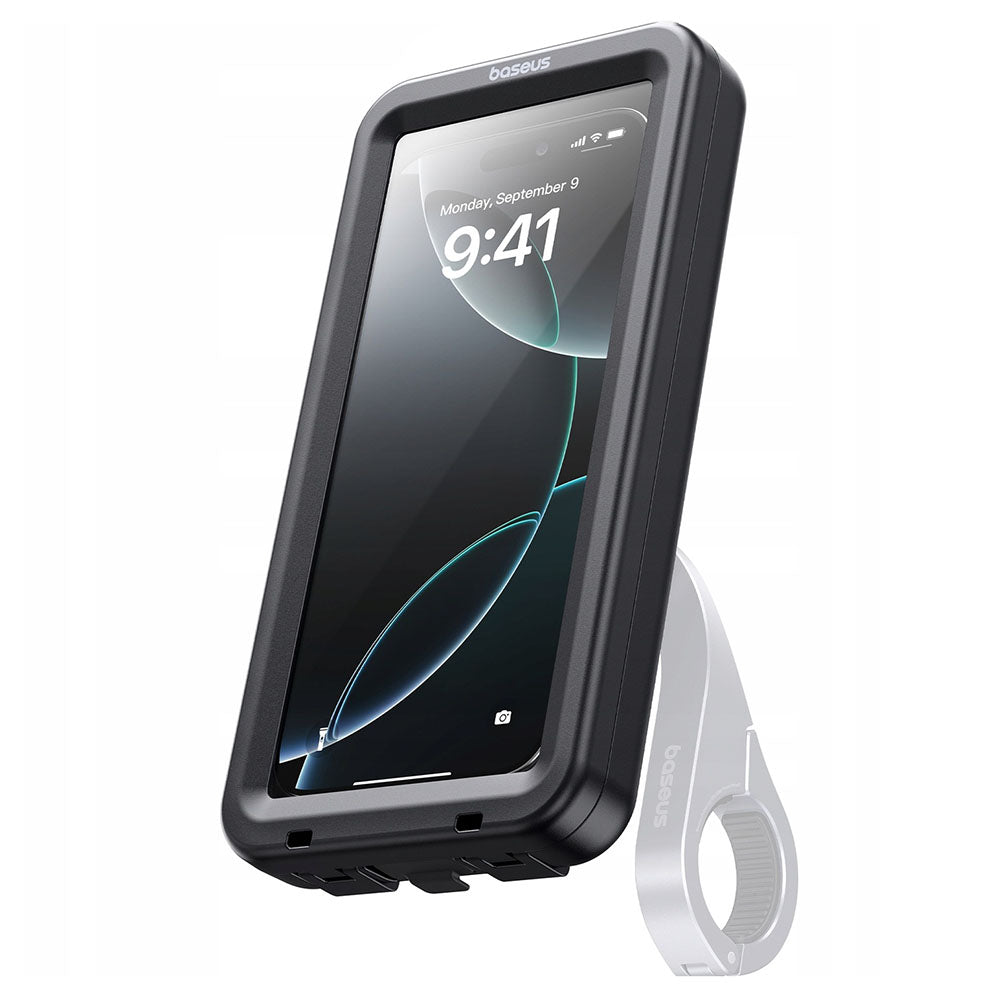 Baseus - Waterproof Case PrimeTrip VB1 RainShield (C0013D01) - for Magnetic Bike Holder, 360° Cover, Adjustable, 6.9" - 