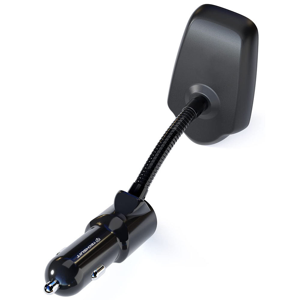 Techsuit - FM Modulator JamLink (MFM4) - Bluetooth, Jack 3.5mm, TF Card, 10–24V - Black