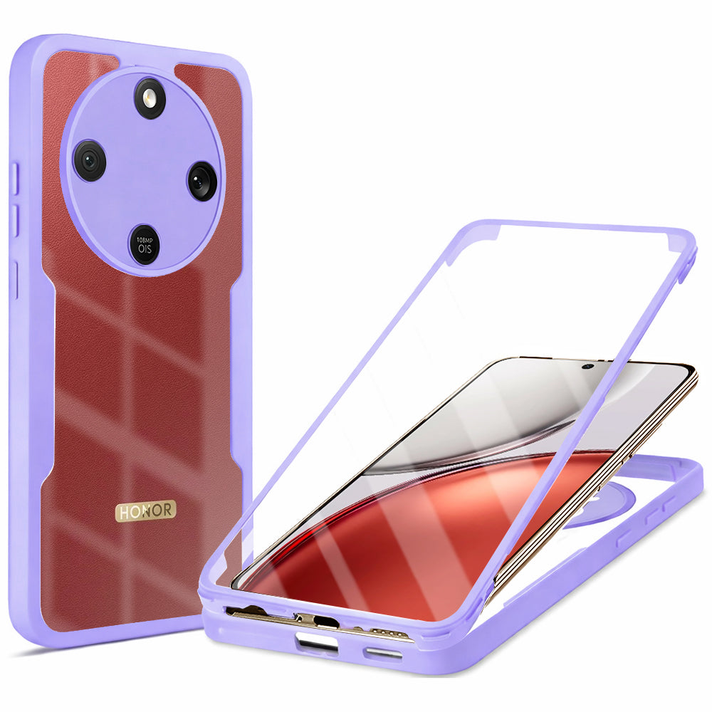 Techsuit - ColorVerse 360 Series + Screen Protector - Honor Magic8 Lite - Purple
