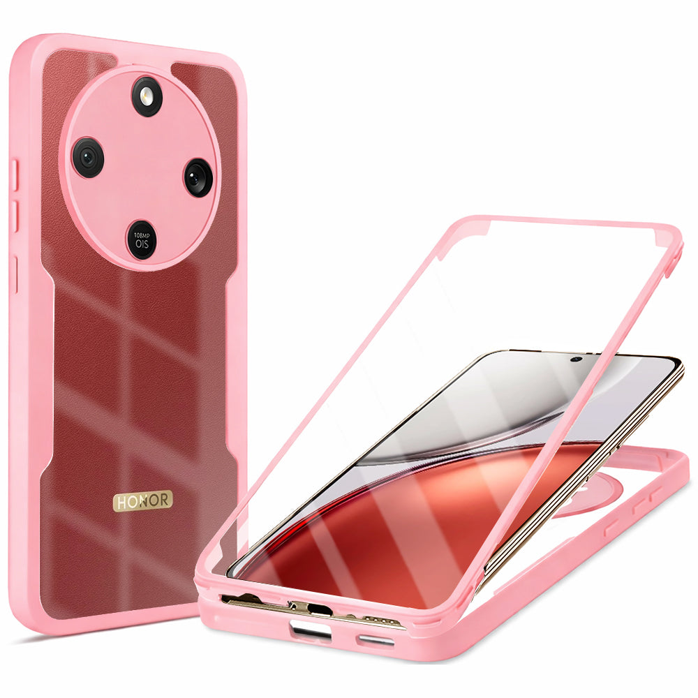 Techsuit - ColorVerse 360 Series + Screen Protector - Honor Magic8 Lite - Pink