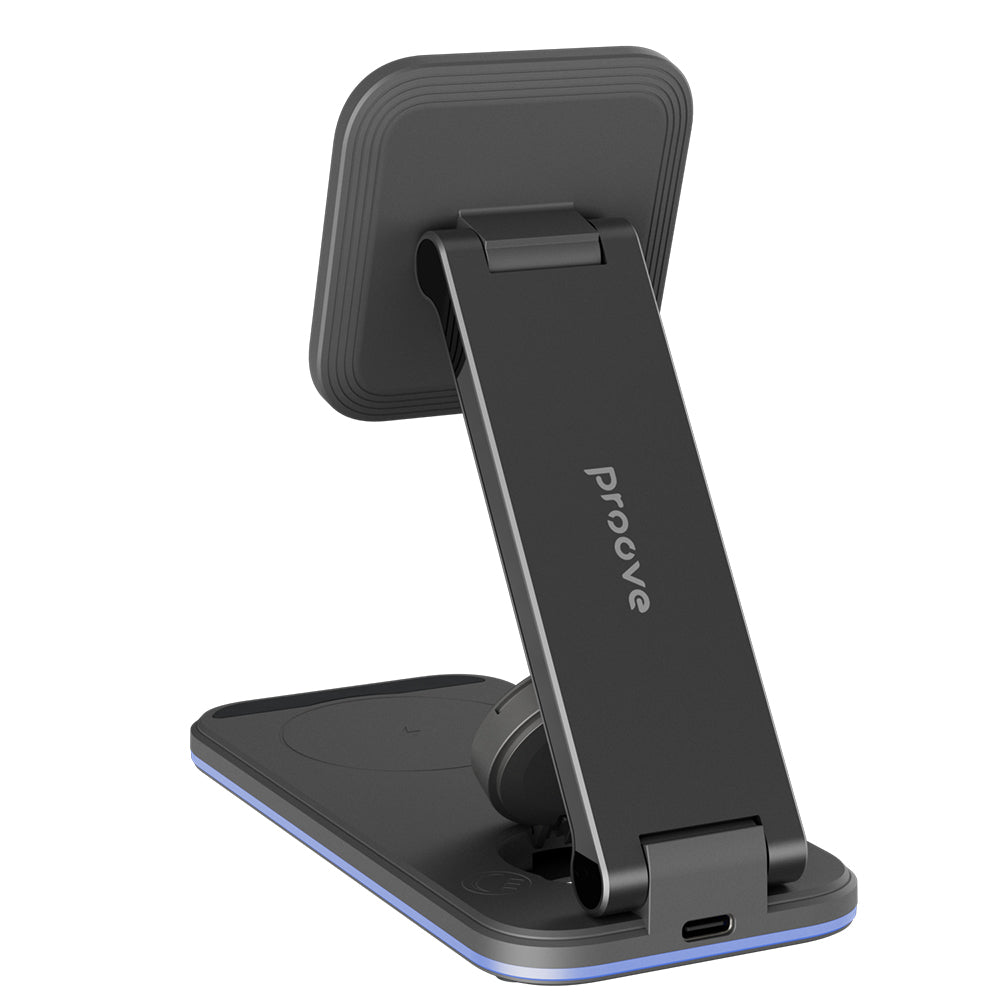 Proove - Wireless Charging Station Energy Fold (WSEF15010001) - MagSafe, 3in1, for iPhone, AirPods, Apple Watch, 15W - B