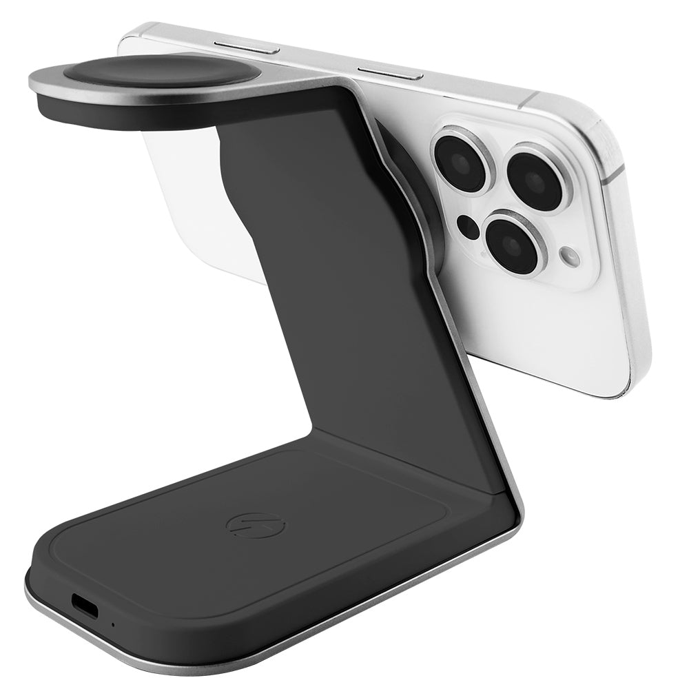Proove - Wireless Charging Station Omni Power (WSOP15020003) - MagSafe, 3in1, for iPhone, AirPods, Apple Watch, 15W - Gr