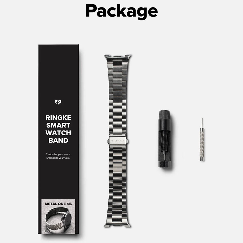 Ringke - Metal One Air - Samsung Galaxy Watch8 40mm/Watch8 44mm/Watch8 Classic - Silver