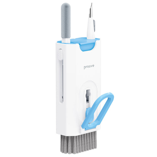 Proove - Multifunctional Cleaning Set Mr. Cleaner (MCS00000802) - for Laptop, Phone with Stand, Retractable Brush - Whit