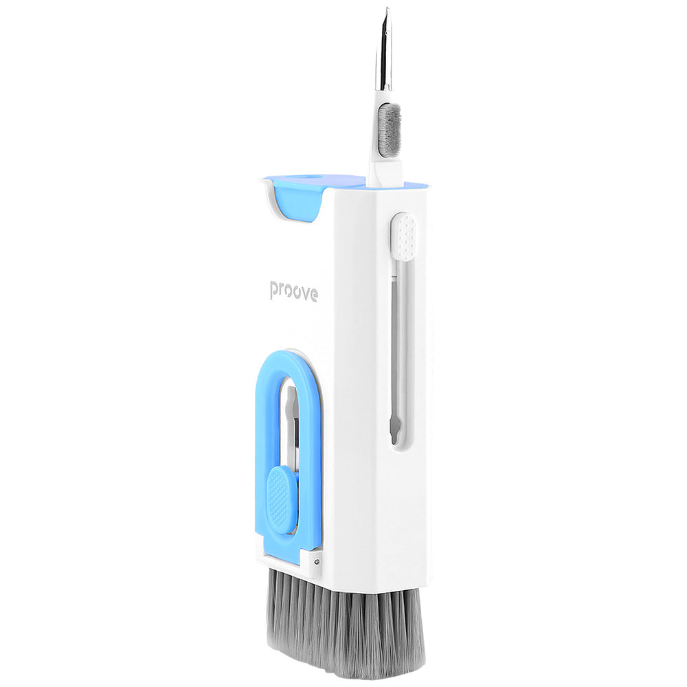 Proove - Multifunctional Cleaning Set Mr. Cleaner (MCS00000802) - for Laptop, Phone with Stand, Retractable Brush - Whit