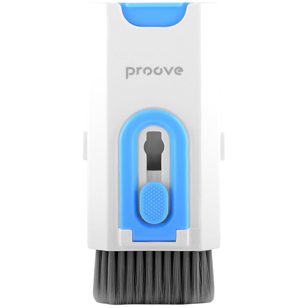 Proove - Multifunctional Cleaning Set Mr. Cleaner (MCS00000802) - for Laptop, Phone with Stand, Retractable Brush - Whit